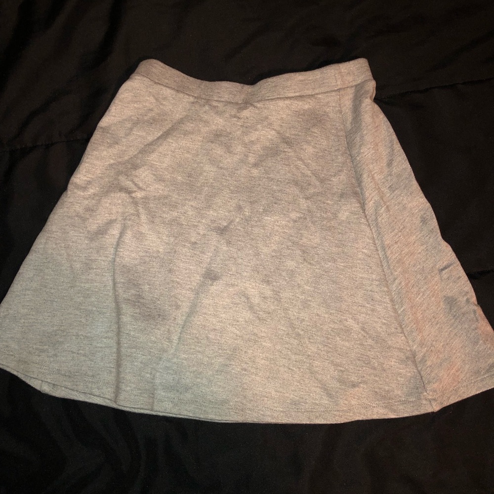 American Apparel gray circle skirt